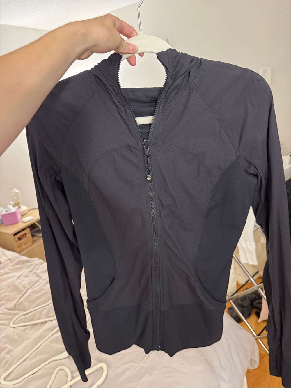Lululemon Black Women's Full-Zip Hooded Jacket